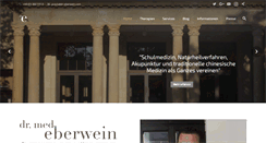 Desktop Screenshot of dr-eberwein.com