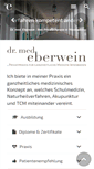 Mobile Screenshot of dr-eberwein.com